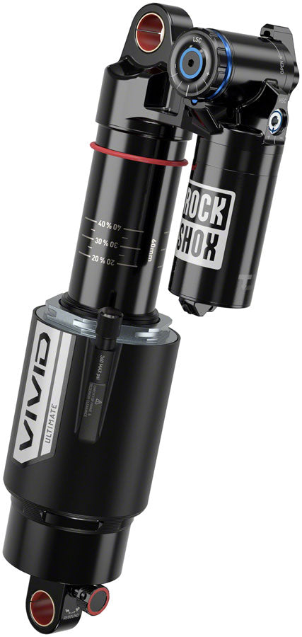 RockShox Vivid Ultimate RC2T Rear Shock - 230 x 62.5 mm Vivid Air 2 Tokens Reb25/Comp37 L/O4 Std 8x30 C1 SC Megatower2 2022+