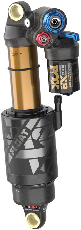 FOX FLOAT X2 Factory Rear Shock - Standard 8.5 x 2.5" 2-Position Lever Kashima Coat