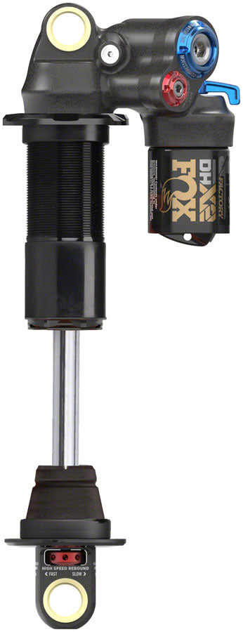 FOX DHX2 Factory Rear Shock - Metric 230 x 62.5 mm 2-Position Lever Hard Chromoly Damper Shaft