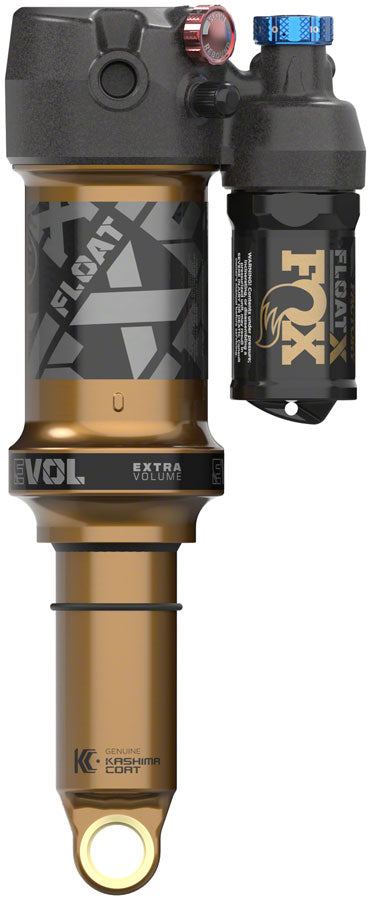 FOX FLOAT X Factory Rear Shock - Trunnion Metric 185 x 55 mm 0.4 Spacer 2-Position Lever EVOL LV Kashima Coat