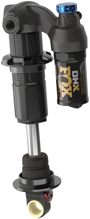 FOX DHX Factory Rear Shock - Trunnion Metric 185 x 55 mm 2-Position Lever Hard Chromoly Damper Shaft