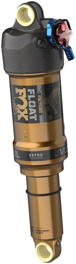 FOX FLOAT Factory Rear Shock - Metric 190 x 45 mm 0.5 Spacer 2-Position Lever EVOL LV Kashima Coat