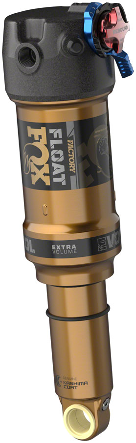 FOX FLOAT Factory Rear Shock - Trunnion Metric 185 x 52.5 mm 0.2 Spacer 2-Position Lever EVOL LV Kashima Coat