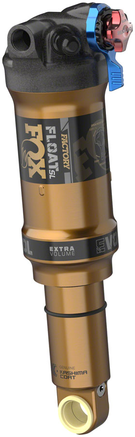 FOX FLOAT SL Factory Rear Shock - Trunnion Metric 165 x 42.5 mm 3-Postion Lever EVOL SV Kashima Coat