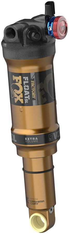 FOX FLOAT SL Factory Rear Shock - Trunnion Metric 165 x 45 mm 3-Postion Remote Up EVOL SV Kashima Coat