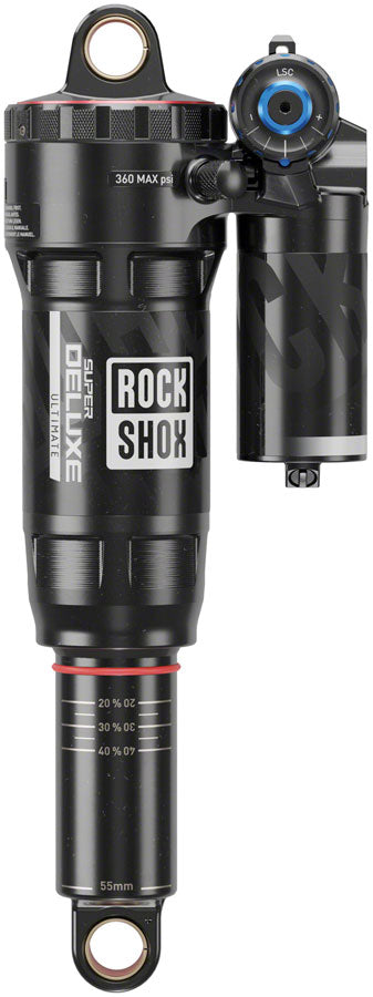 RockShox Super Deluxe Ultimate RC2T Rear Shock - 230 x 60 mm Linear Air 0 Neg/2 Pos Token Reb 55 / Comp 30 L/O4 C2