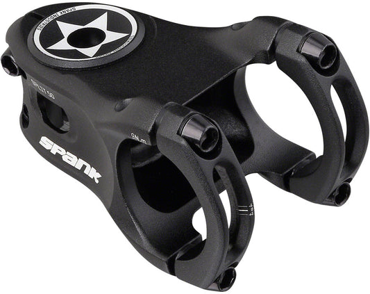 Spank Split Stem - 38mm 31.8 Clamp +/-0 1 1/8" Aluminum Black