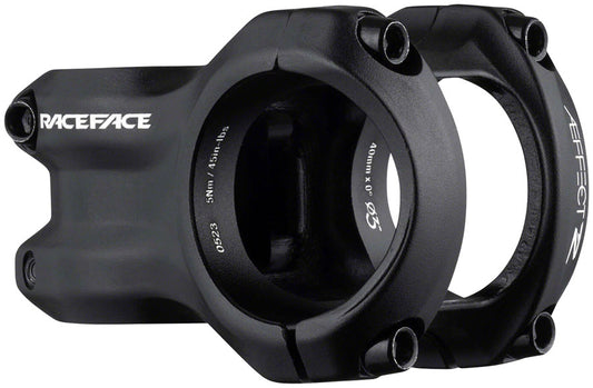 RaceFace Aeffect R Stem - 40mm 35 mm Clamp +/-0 1 1/8" Aluminum Black