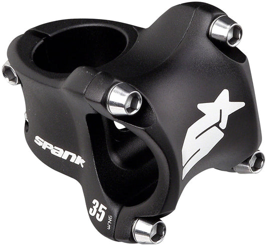 Spank Spike Race 2 Stem - 35mm 31.8 Clamp +/-0 1 1/8" Aluminum Black