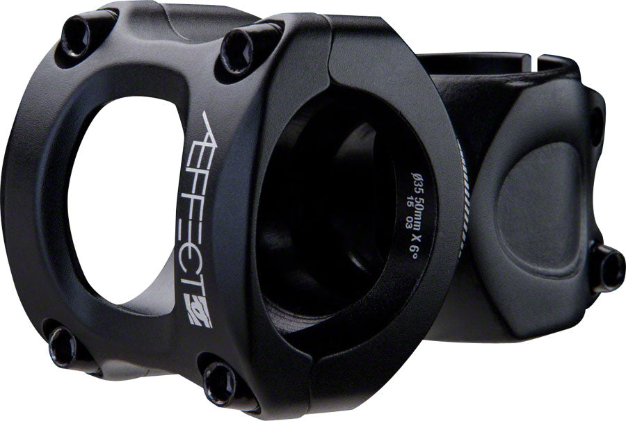 RaceFace Aeffect 35 Stem - 50mm 35 Clamp +/-6 1 1/8" Aluminum Black