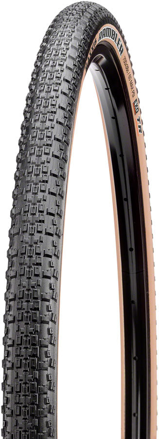 Maxxis Rambler Tire - 700 x 45 Tubeless Folding Black/Tan Dual EXO