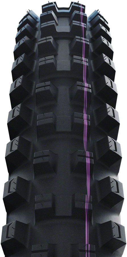 Schwalbe Shredda Front Tire - 29 x 2.50 Tubeless Folding BLK Evolution Line Gravity Pro Addix Soft Radial E-50