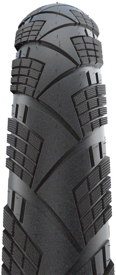 Schwalbe Marathon Efficiency Tire - 700 x 35 Clincher Folding BLK/Reflective Evolution Line Super Race V-Guard Addix Race E-50