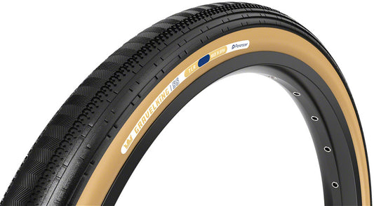 Panaracer GravelKing SS Tire - 650b x 43 / 27.5 x 1.75 Tubeless Folding BLK/Brown