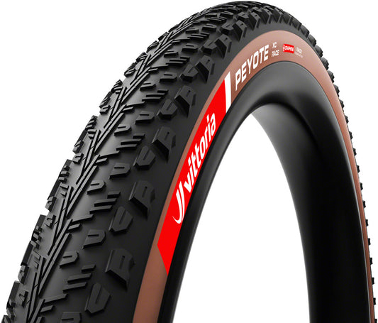 Vittoria Peyote XC Race Tire - 29 x 2.4 Tubeless Folding Brown Graphene + Silica G2.0