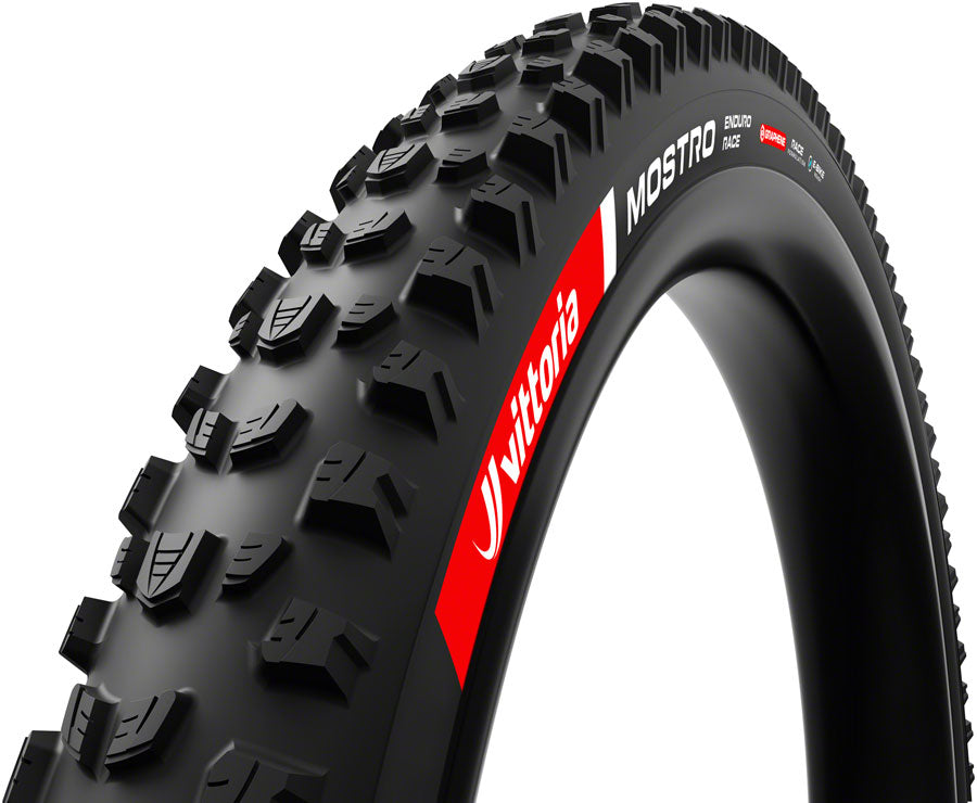 Vittoria Mostro Enduro Race Tire - 29 x 2.4 Tubeless Folding BLK Graphene + Silica G2.0 E-Bike