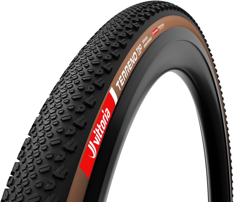 Vittoria Terreno T50 Mixed Tire - 700 x 45 Tubeless Folding Brown Gravel Endurance Graphene G2.0