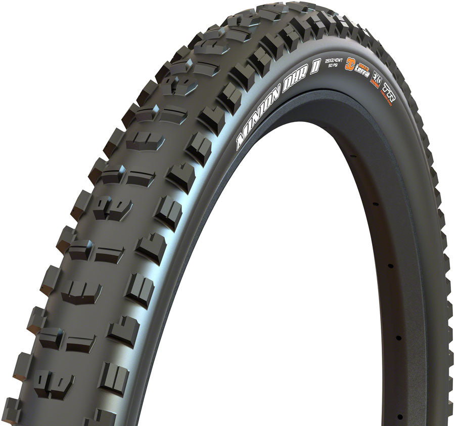 Maxxis Minion DHR II Tire - 27.5 x 2.5 Tubeless Folding Black 3C MaxxGrip DD