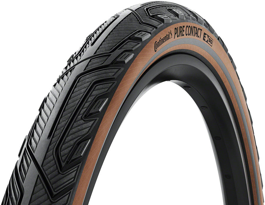 Continental Pure Contact Tire - 27.5 x 2.2 Clincher Folding BLK/Coffee/Graphite Reflex Vectran / PolyX Breaker E50