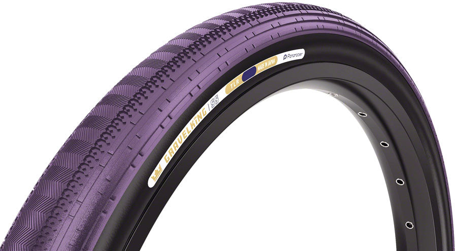 Panaracer GravelKing SS Tire - 700 x 40 Tubeless Folding Purple/Black