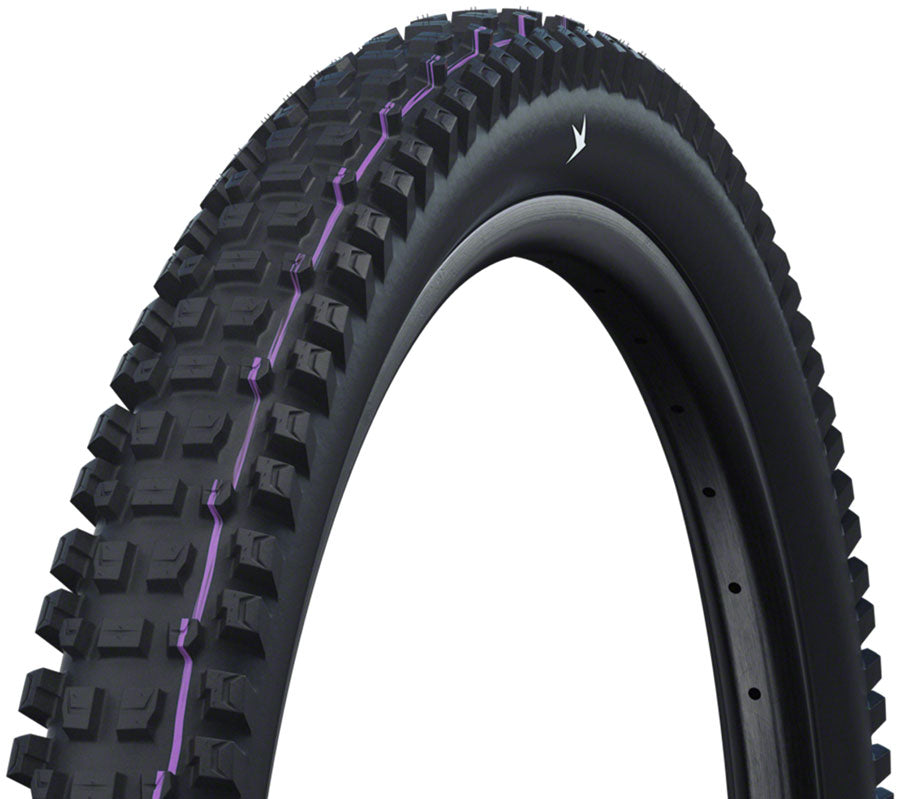 Schwalbe Albert Tire - 29 x 2.50 Tubeless Folding BLK Evolution Line Gravity Pro Addix Ultra Soft Radial E-50