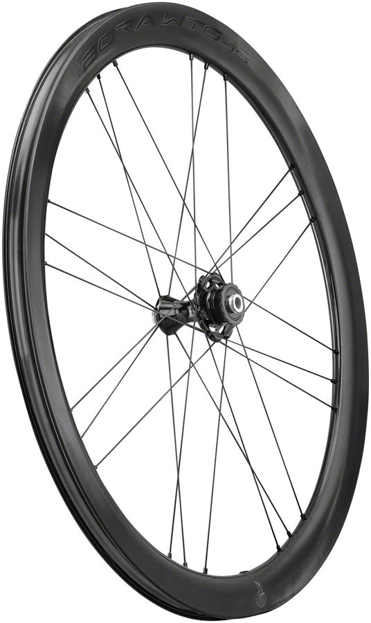 Campagnolo Bora WTO 45 C23 Front Wheel - 700c QR x 100mm Center-Lock 2-Way Fit Carbon