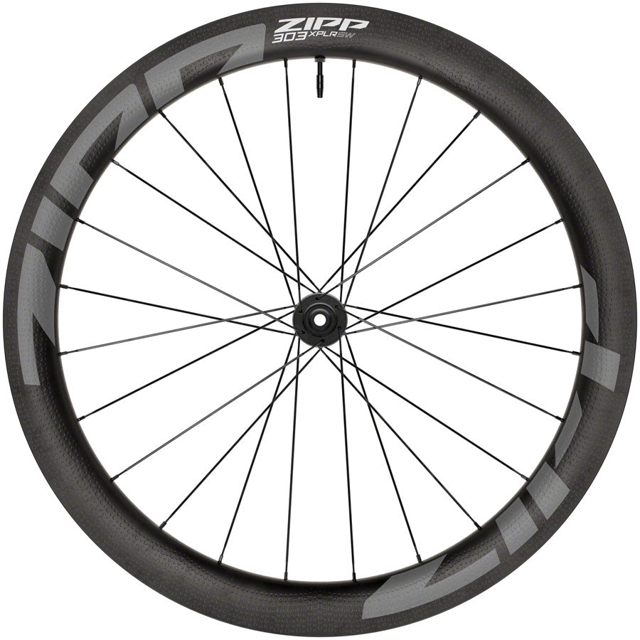 Zipp 303 XPLR SW Front Wheel - 700 12 x 100mm Center-Lock Carbon BLK 24H A1