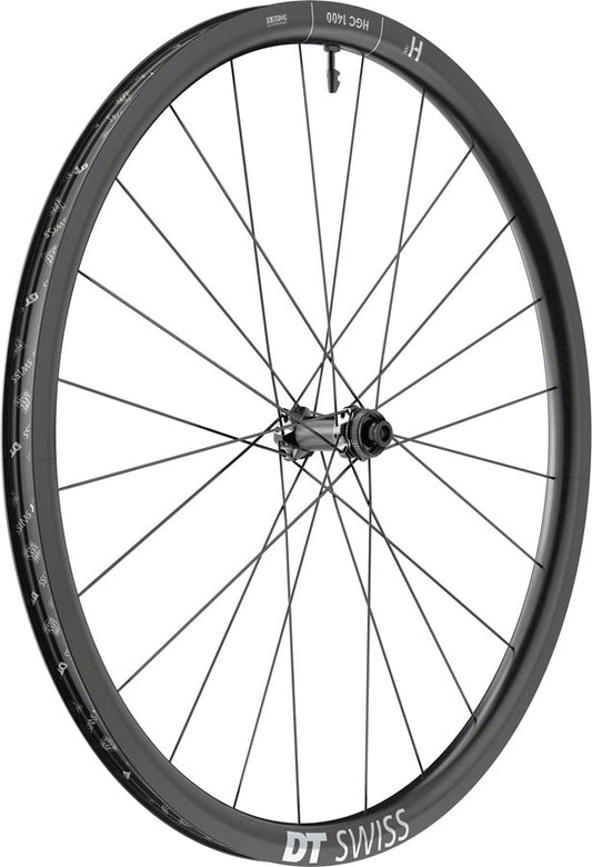 DT Swiss HGC 1400 Spline 30 Front Wheel - 700c 12 x 100mm Center-Lock Black