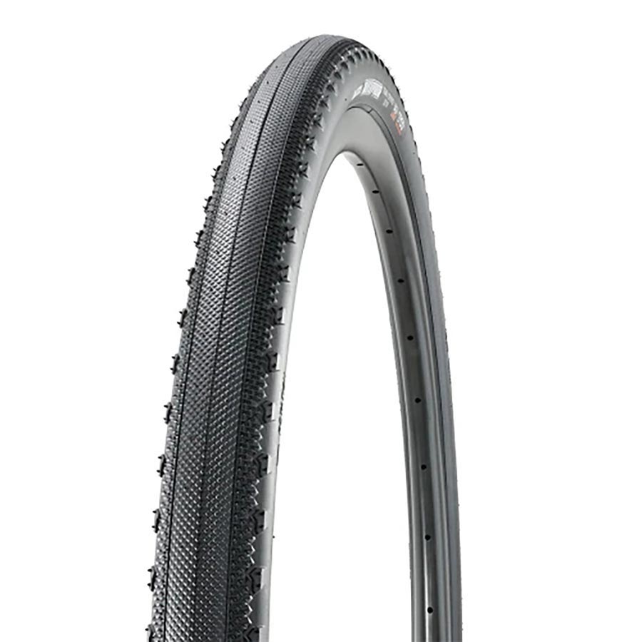 Maxxis Receptor Tire - 650b x 47 Tubeless Folding BLK/Dark Tan Dual Exo Protection