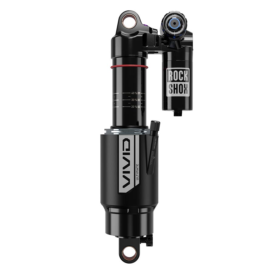 RockShox Vivid Ultimate RC2T Rear Shock - 230 x 62.5 mm Vivid Air 2 Tokens Reb55/Comp37 L/O4 Std 10x40/10x54 C1 Trek Slash 2021+