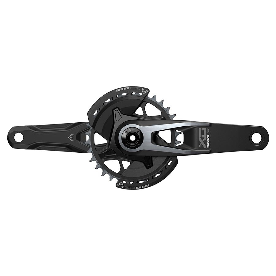 SRAM X0 Eagle T-Type Wide Crankset - 175mm 12-Speed 32t Chainring Direct Mount 2-Guards DUB Spindle Interface BLK