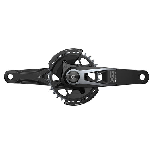 SRAM X0 Eagle T-Type AXS Power Meter Wide Crankset - 165mm 12-Speed 32t Chainring Direct Mount 2-Guards PM DUB Spindle BLK