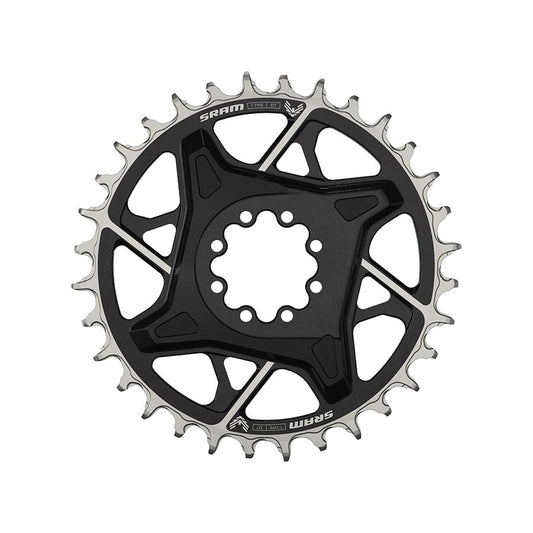 SRAM X0 Eagle T-Type Direct Mount Chainring - 32t 12-Speed 8-Bolt Direct Mount 3mm Offset Aluminum BLK D1