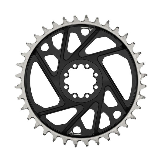 SRAM XX Eagle T-Type Direct Mount Chainring - 34t 12-Speed 8-Bolt Direct Mount 3mm Offset Aluminum BLK D1