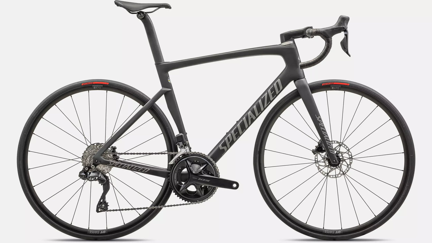 2024 Specialized tarmac sl7 comp bike satin obsidian / smoke 44