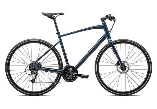 2023 Specialized sirrus 2.0 bike gloss mystic blue metallic / satin black reflective xxs