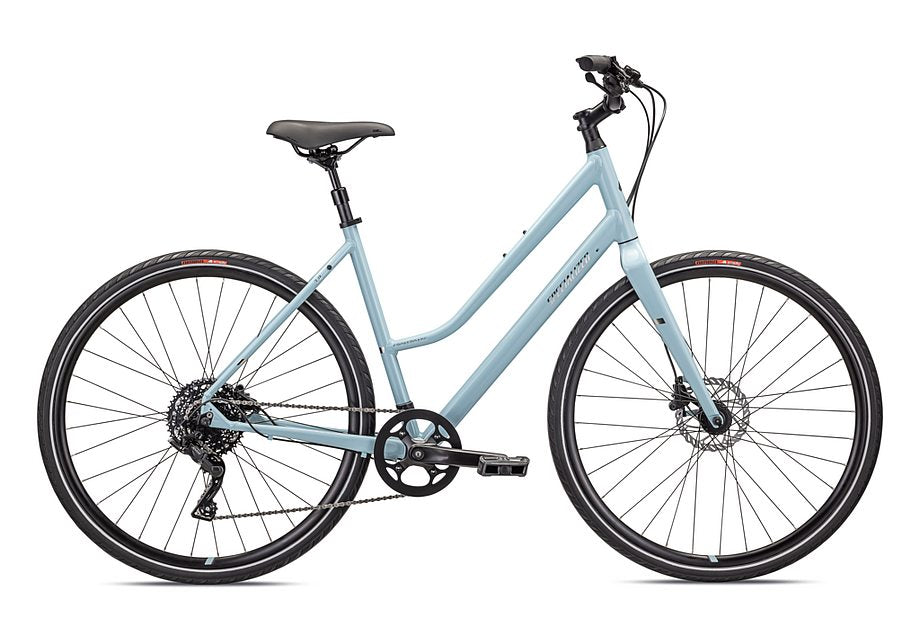 2022 Specialized crossroads 3.0 st bike gloss arctic blue / chrome s