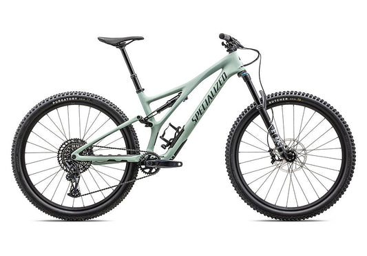 2023 Specialized Stumpjumper comp bike satin white sage / deep lake s1