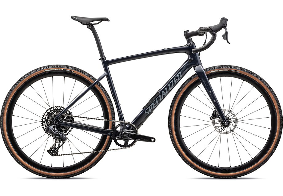 2024 Specialized diverge expert carbon bike gloss dark navy granite over carbon / pearl 56