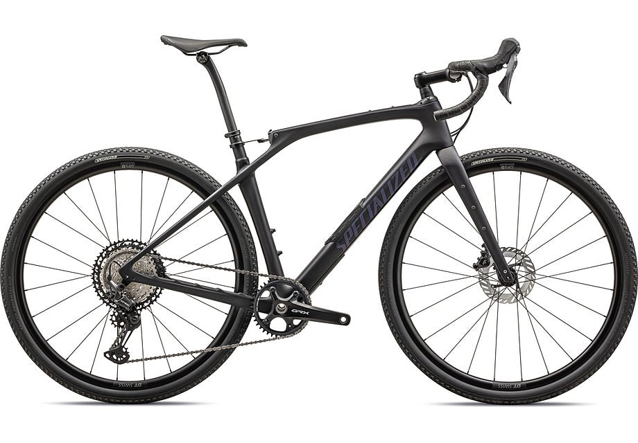 2025 Specialized diverge str comp bike satin metallic midnight shadow / violet ghost pearl 49