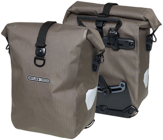 Ortlieb Gravel Pack Pannier - 25L Pair Dark Sand