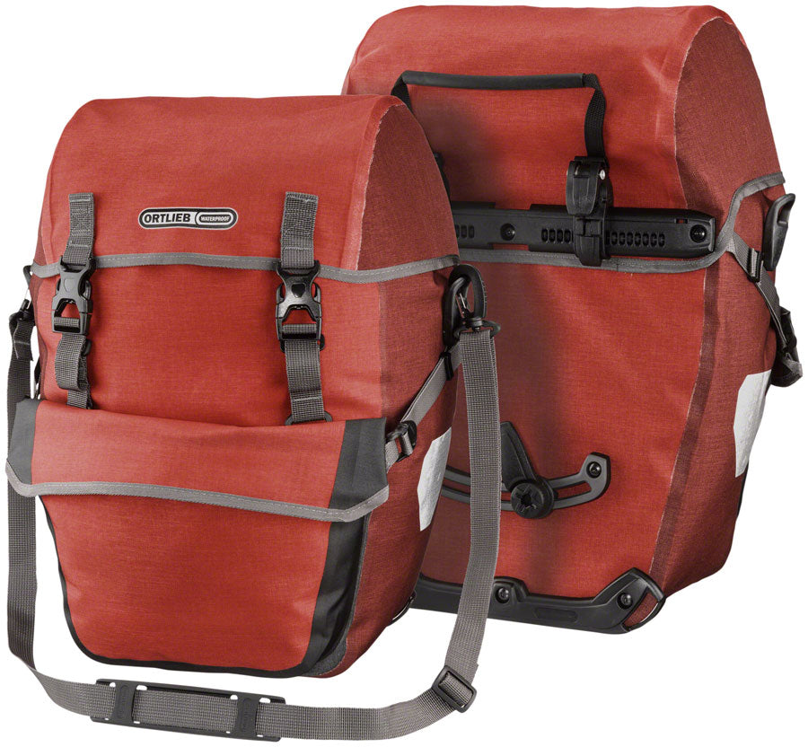 Ortlieb Bike-Packer Plus Panniers - 42L Pair Salsa/Dark Chili