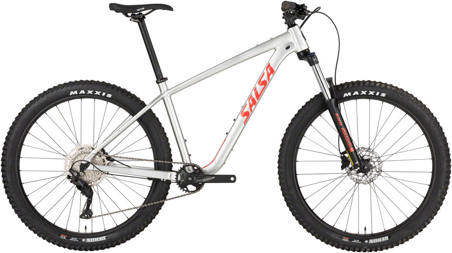 Salsa Rangefinder Deore 10 27.5+ Bike - 27.5" Aluminum Silver Large