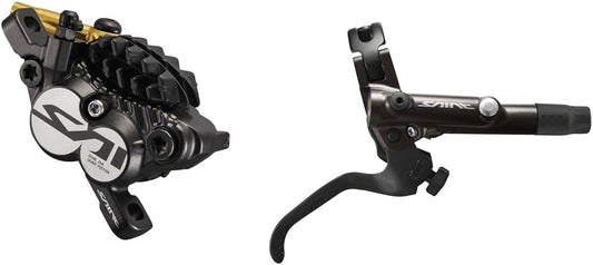 Shimano Saint BL-M820-B/BR-M820 Disc Brake Lever - Rear Hydraulic Post Mount Finned Metal Pads BLK