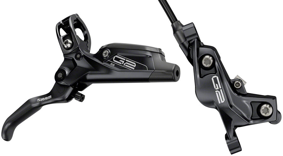 SRAM G2 RS Disc Brake Lever - Rear Hydraulic Post Mount Diffusion BLK Anodized A2