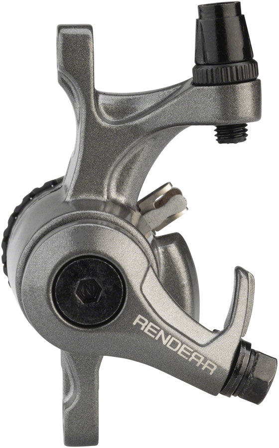 Promax Render R DSK-717 Disc Brake Caliper - Short Pull Road Mechanical Post Mount Gray