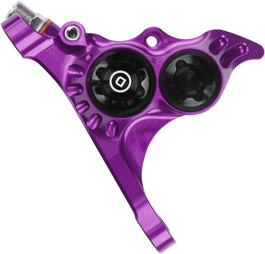 Hope RX4+ Disc Brake Caliper - Flat Mount Front +20mm DOT Type Purple