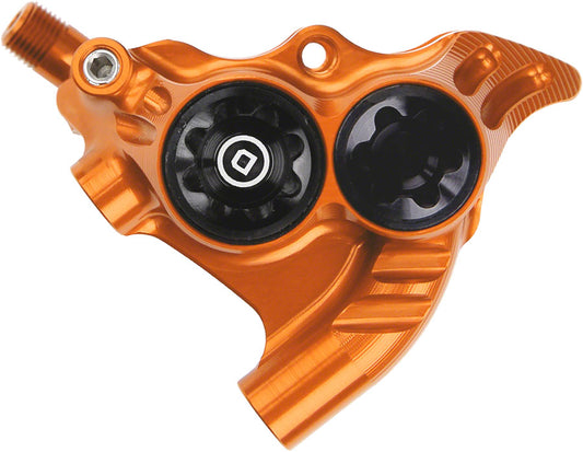 Hope RX4+ Disc Brake Caliper - Flat Mount Rear +20mm DOT Type Orange