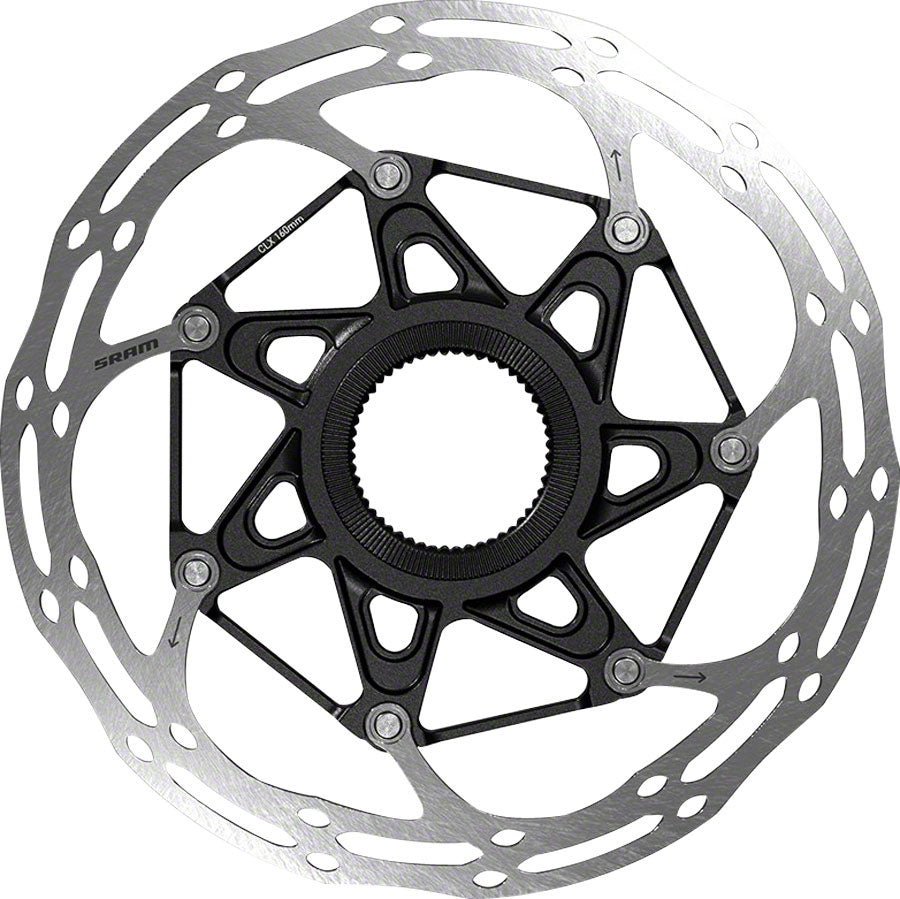 SRAM CenterLine X Disc Brake Rotor - 180mm Center Lock Silver/Black