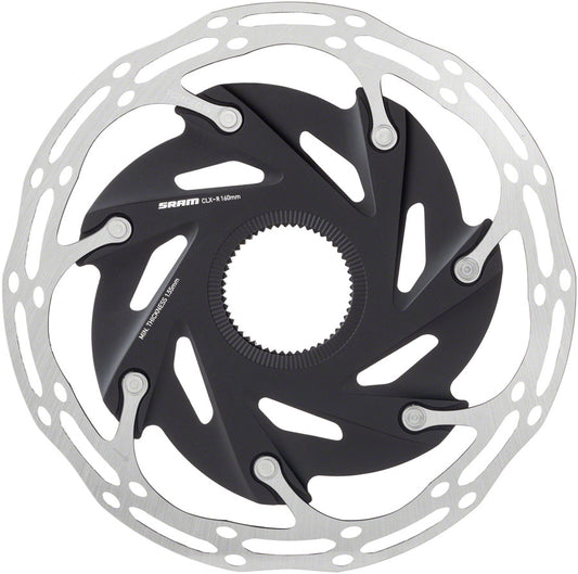 SRAM CenterLine XR Disc Brake Rotor - 140mm Center Lock Silver/Black